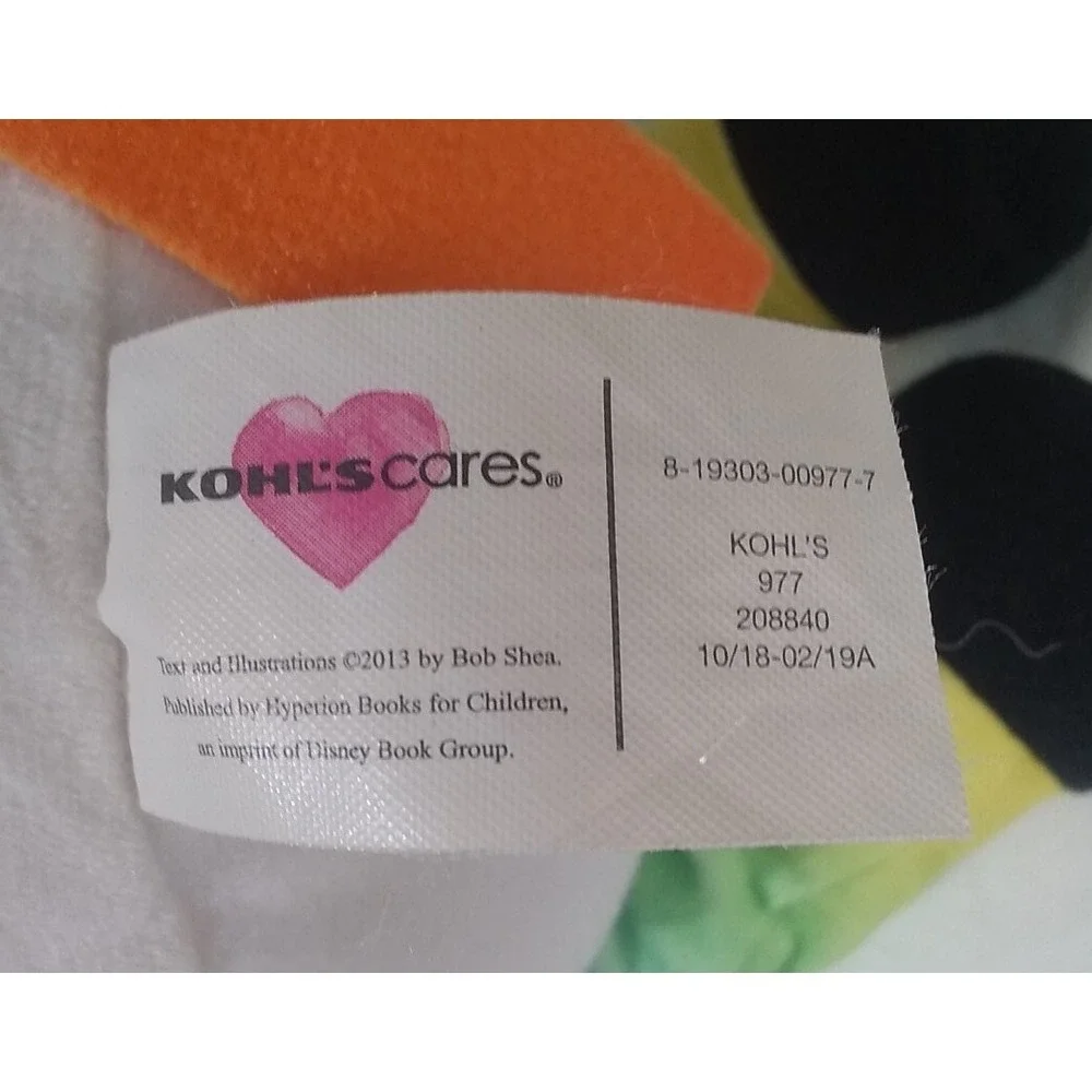 Kohl's Cares Plush Unicorn by Bob Shea Stuffed‎ Animal Toy 13